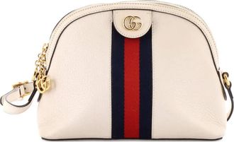 Gucci Ophidia Dome Shoulder Bag Leather Small crossbody bag - Beige