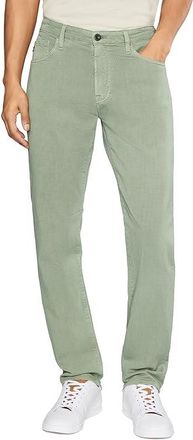 AG - Adriano Goldschmied Everett Slim Straight Pants Sulfur Spruce Green Mens Casual Pants Sulfur Spruce Green : 38 32, Cotton/Denim/Elastane