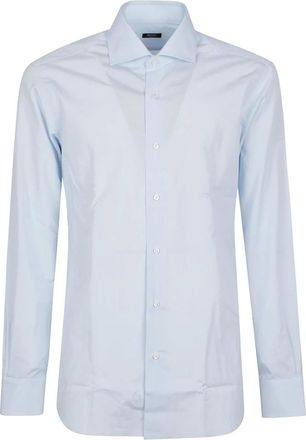 Barba Hombre, Camisas, Azul, Talla: XL