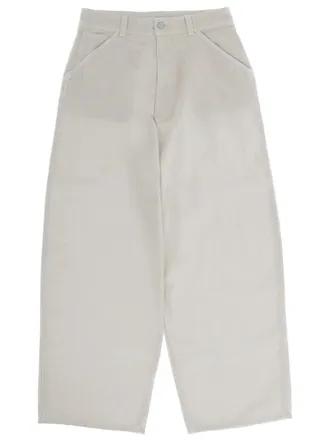 Christophe Lemaire Oversize Cotton Trousers - Beige