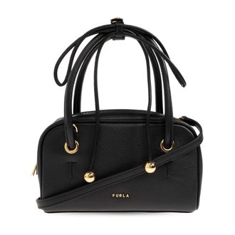 Furla Poppy Bag - Dames - Handtassen - Zwart - ONE Size - Leer - Tassen