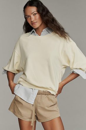 Pilcro The Niki Bubble Sweatshirt by Pilcro