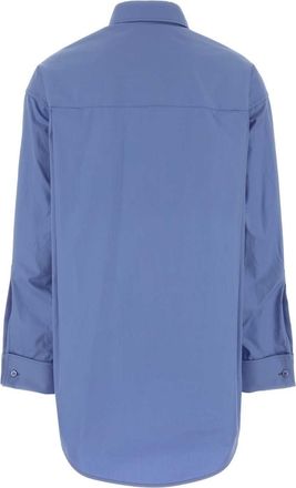 Balenciaga Womens Shirt Blue Cotton