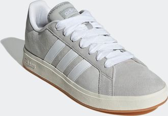 adidas Sneaker ADIDAS SPORTSWEAR GRAND COURT BASE 00S, Herren, Gr. 37, grau (grau two, cloud wei&szlig;, gum10), Leder, Synthetik, Schuhe Sneaker, Design auf den S