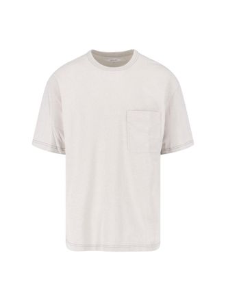 Christophe Lemaire T-Shirt In Cotone E Lino