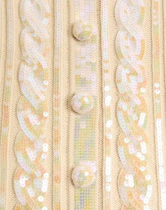 Valentino Cardigan In Lana Ricamato Donna BETULLA M