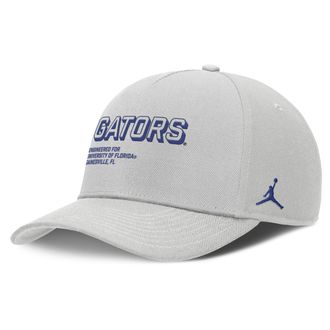 Nike Jordan Mens Florida On-Field Primetime Rise Jordan Brand College Adjustable Hat in Grey | JC960BBUFN-9G9