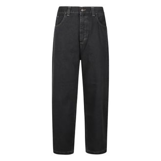 Carhartt Work in Progress Carhartt Wip, Loose-fit Jeans, male, Black, Size: L Brandon Jeans