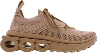 Ferragamo Nima Technical Knit Running Sneakers, Size 7