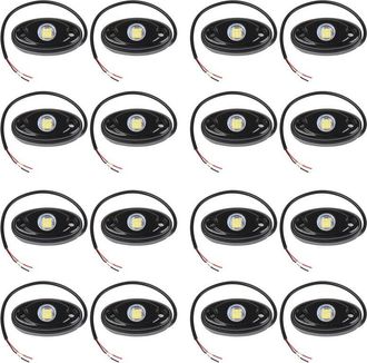 OEM Adecuado Para Juegos De 16 Piezas De Kits De Iluminaci&oacute;n De Roca Superbrillantes De 9 Led, Luces De Ne&oacute;n Led Incandescentes Impermeables, Adecuadas Pa