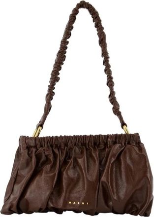 Marni Shoulder Bag - Dames - Schoudertassen - Bruin - ONE Size - Leer - Tassen