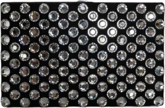 Dolce & Gabbana Crystal Clutch Fluwelen Avondtas - Dames - Clutches - Zwart - ONE Size - Tassen