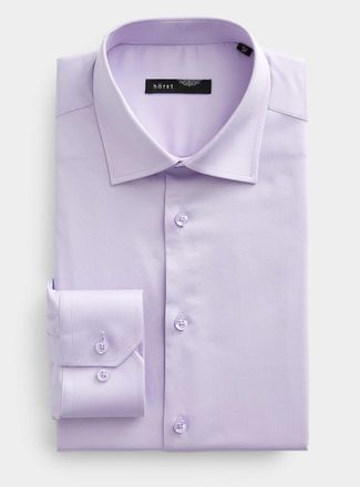 Hörst Mens Stretch solid shirt Slim fit