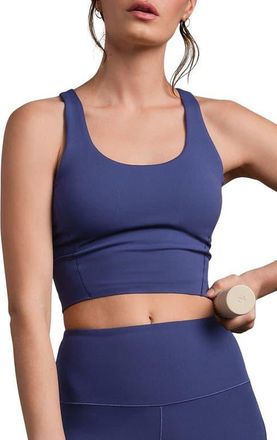 Rhone Revive Scoop Longline Bra in Ultramarine at Nordstrom, Size Xx-Large