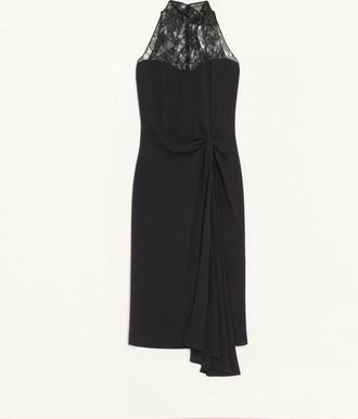 Valentino Abito In Georgette Donna NERO 36