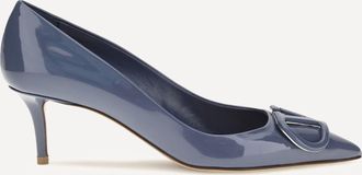 Valentino Garavani D&eacute;collet&eacute; VLogo Signature in vernice Woman 38.5