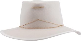 Van Palma Ladies White Anna Hat, Size Medium