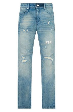 Rta Bryant Ripped Skinny Jeans in Golden Indigo Rta at Nordstrom, Size 42