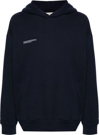 PANGAIA 365 Midweight organic-cotton hoodie - men - Organic Cotton - S - Blue