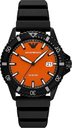 Emporio Armani Horloges - Heren - Horloges - Zwart - ONE Size - Accessoires