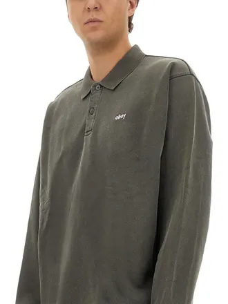 Obey 100% Cotton Polo Shirt - Black
