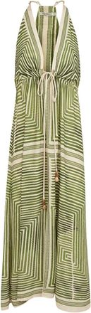 Lenny Niemeyer geometric-print midi dress - Green