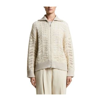 PESERICO Cardigan - female - Peserico - Cardigans - White - L - Knitwear