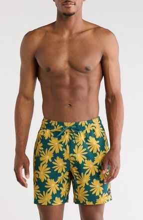 Rvca Westley Swim Shorts in Mustard at Nordstrom Rack, Size Xx-Large