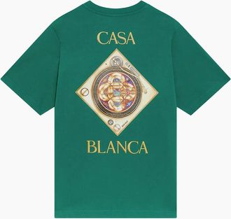 Casablanca Mens Plafond T-Shirt Green - Size: 44