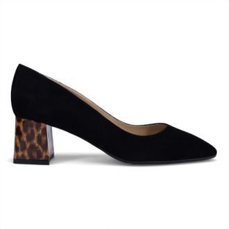 Ron White Womens Lucille Pump Heel In Onyx