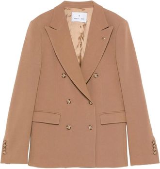Manuel Ritz double-breasted blazer - Brown