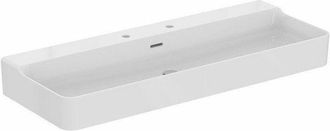 Ideal Lavabo Conca 1200x450x165mm Blanco 2 Orificios Para Grifer&iacute;a, Con Rebosadero Ideal Standard