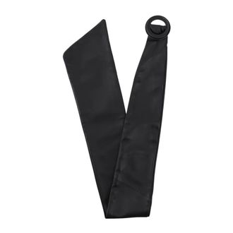 Jacquemus Lio Leren Riem - Dames - Accessoires - Zwart - Maat: M Leer