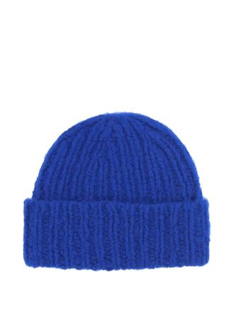 Wommelsdorff ribbed-knit beanie hat - Blue