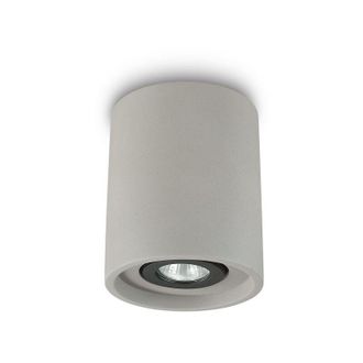 Ideal Lux Lampada da soffitto oak PL1 round cemento