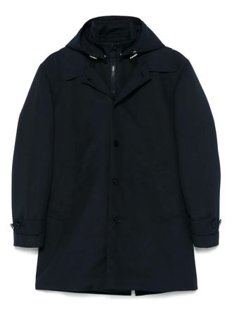 Fursac single-breasted coat - Blue