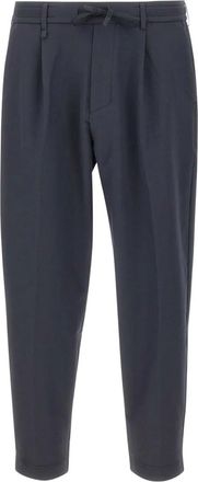 BOSS T_Convert-Pleat broek - Blauw