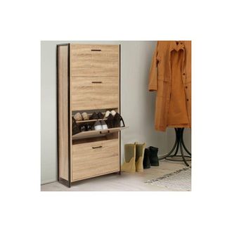 IDMarket Idmarket - Scarpiera luis 4 ante design industriale