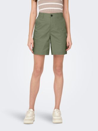 Only Shorts »ONLZORA MW BERMUDA SHORTS PNT«
