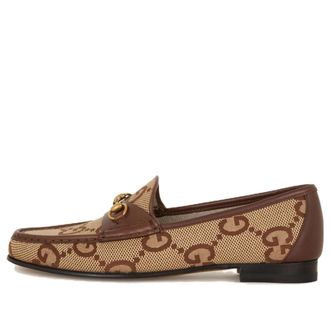 Gucci (WMNS) Gucci 1953 loafer with Horsebit Camel Ebony 727581-FABB5-2559