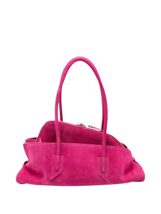 The Attico La Passeggiata Small Suede Handbag