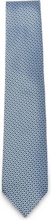 Tom Ford Micro Design Tie - Heren - Stropdassen - Blauw - ONE Size - Accessoires