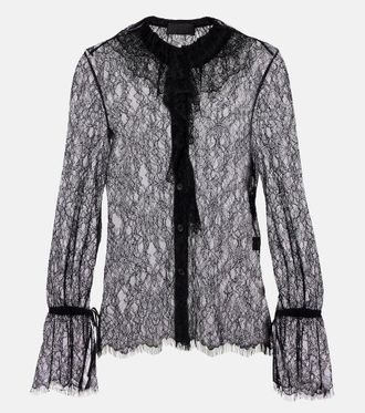 Nili Lotan Cecily lace blouse