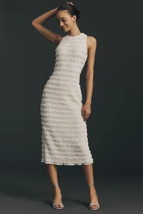 Walter Baker Livia Sleeveless Textured Midi Dress