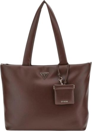 Guess Sunetra Tote - Dames - Shoppers - Bruin - ONE Size - Polyester - Tassen