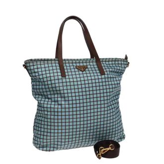 Prada Pre-owned Tote Bags, female, Blue, Size: ONE SIZE Pre-owned Vintage Tote Bag