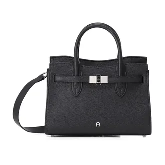 Aigner Heren, Tassen, Zwart, Maat: ONE Size Leer