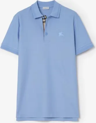 Burberry Cotton Polo Shirt, Size Small