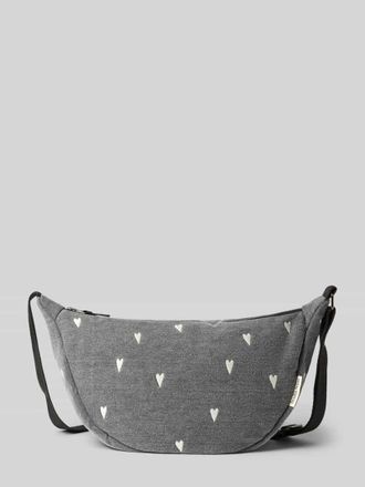Studio Noos Fanny Pack aus reiner Baumwolle in Denim-Optik in Mittelgrau, Gr&ouml;&szlig;e 1