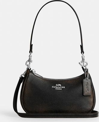 Coach Teri Mini Crossbody Bag In Loved Leather